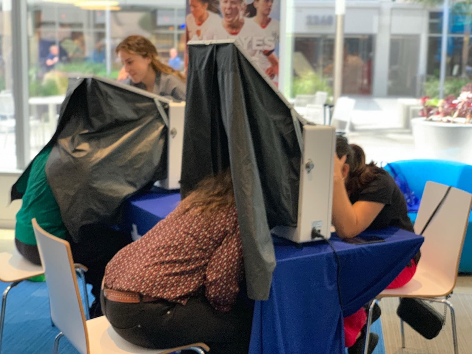 A One Corporate Wellness booth at a company health event
